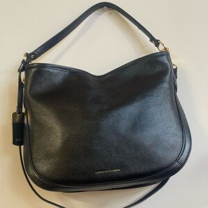 Lauren Ralph Lauren Elegant Black Shoulder Bag